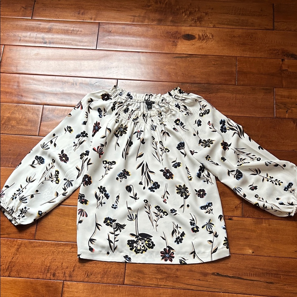 Ann Taylor Floral Blouse
